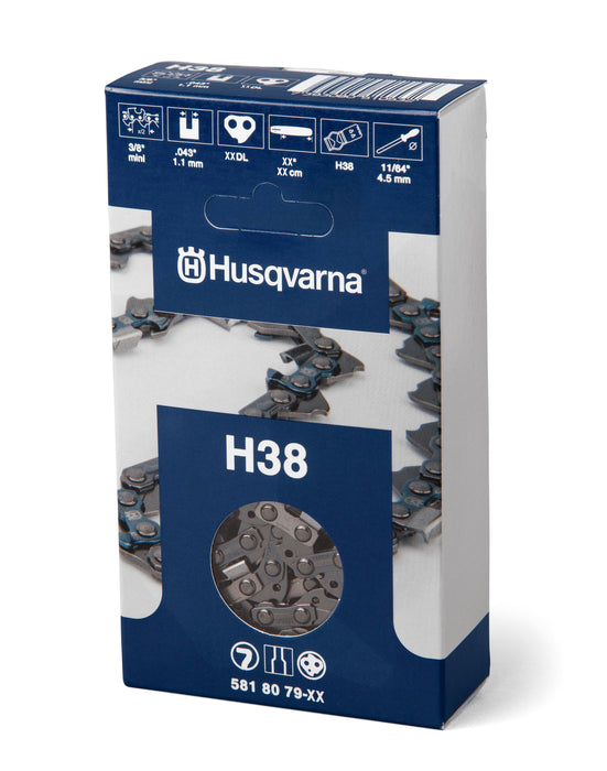HUSQVARNA H38, 3/8” Mini Pixel Pitch, .043 Gauge