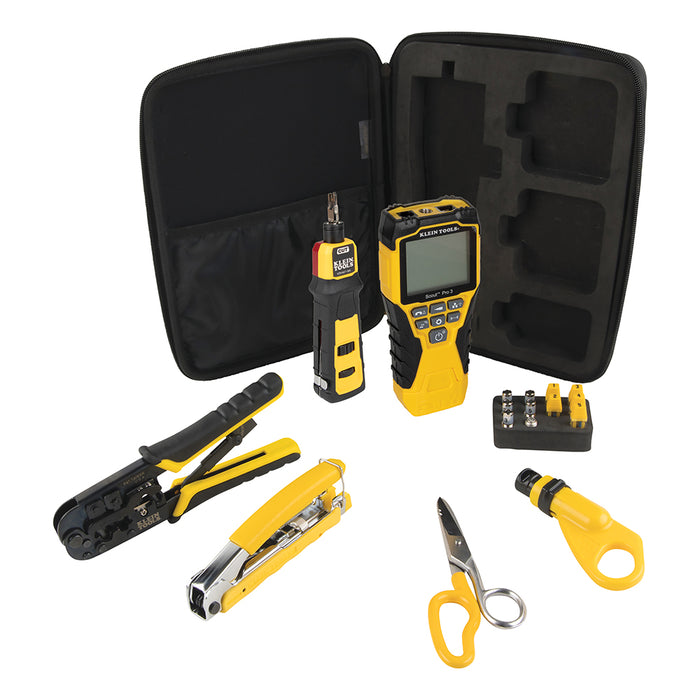 KLEIN TOOLS 6 PC. VDV Apprentice Cable Installation Kit w/ SCOUT® Pro 3
