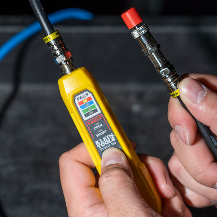 KLEIN TOOLS Coax Push-On Connector Installation & Test Kit