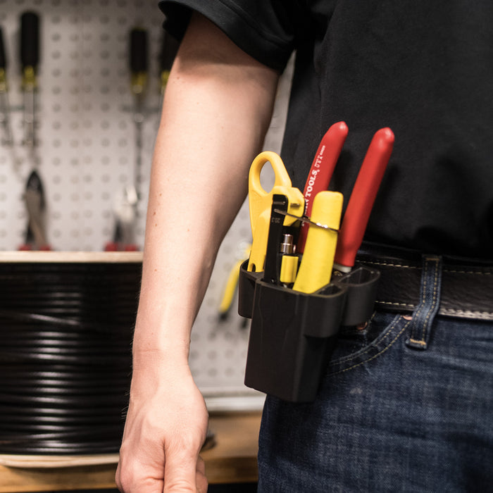 KLEIN TOOLS Coax Cable Installation Kit w/ Hip Pouch