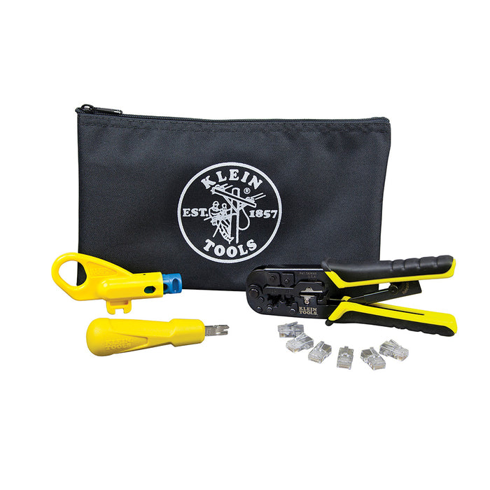 KLEIN TOOLS Twisted Pair Installation Kit w/ Zipper Pouch