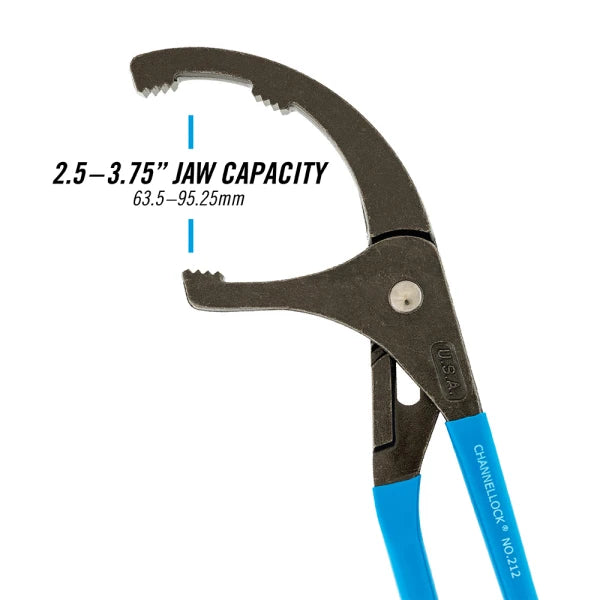 CHANNELLOCK 12" Oil Filter/ PVC Pliers