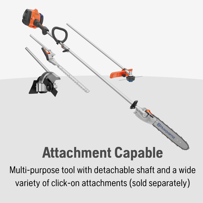 Husqvarna 122LKP Polesaw, 21.7-cc 2-cycle Attachment Capable