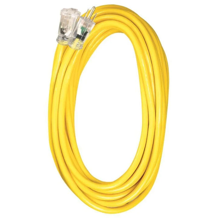Voltec Extension Cord, 12 Gauge x 100' Long, Lighted End