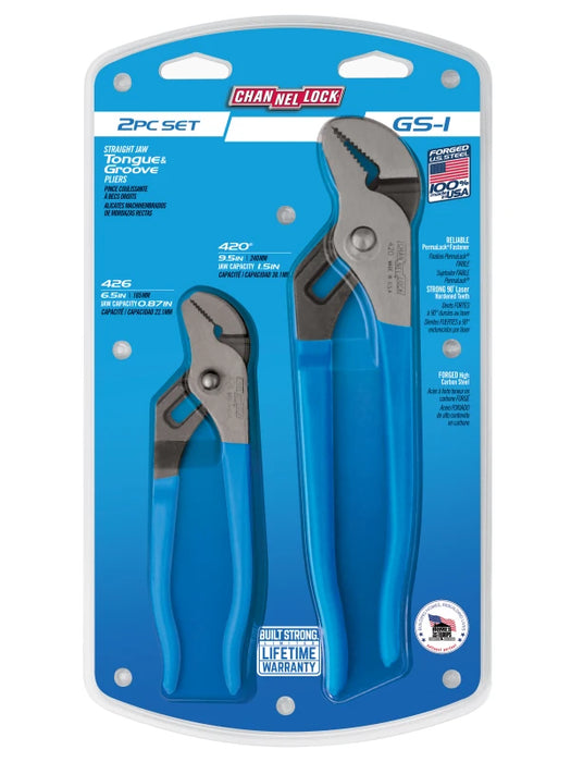 CHANNELLOCK 2pc Tongue & Groove Set