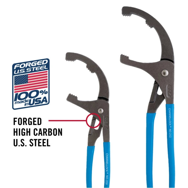 CHANNELLOCK 2pc Oil Filter/ PVC Plier Set