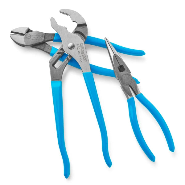 CHANNELLOCK 3pc Plier Set