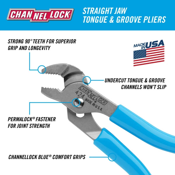 CHANNELLOCK 4.5" Tongue & Groove Pliers