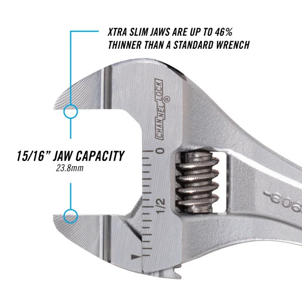 CHANNELLOCK 6" Adjustable Wrench