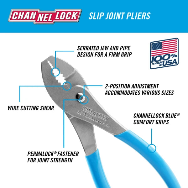 CHANNELLOCK 4.5" Slip Joint Plier