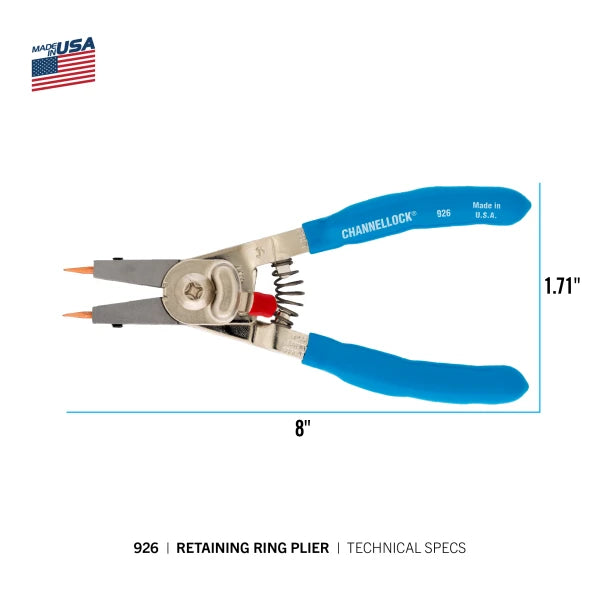 CHANNELLOCK 6" Retaining Ring Plier