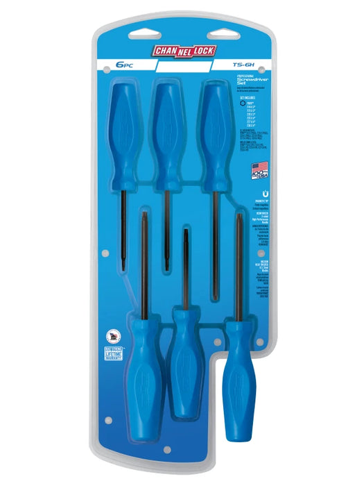 CHANNELLOCK 6pc Standard TORX® Driver Set