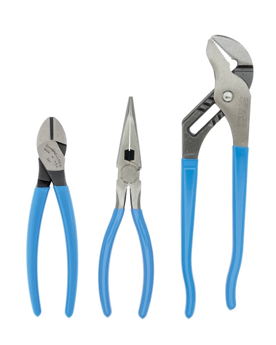 CHANNELLOCK 3pc Plier Set