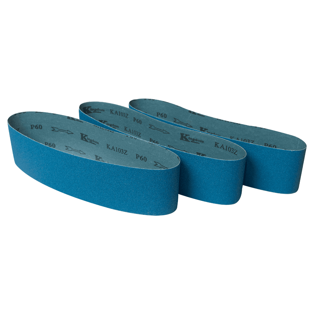 JET 2" X 48" Zirconium Oxide Sanding Belts (3 PACK)