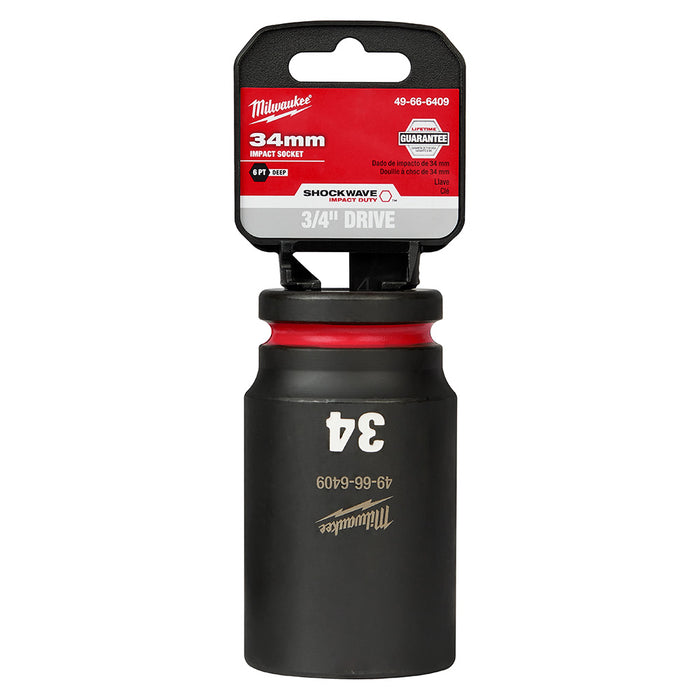 3/4 DR 34MM STD 6 PT IMP SCKT