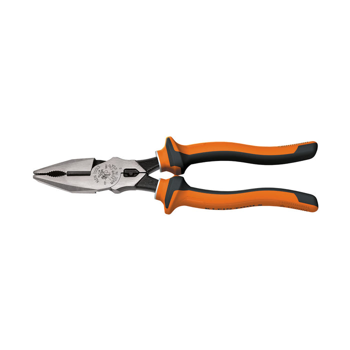 KLEIN TOOLS 8" Insulated Universal Nose High Leverage Side Cutting Pliers