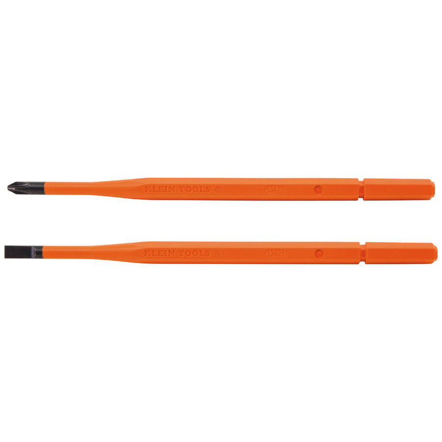 KLEIN TOOLS Insulated Single-End Screwdriver Blades (2 PACK)