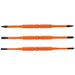 KLEIN TOOLS Insulated Double-End Screwdriver Blades (3 PACK)