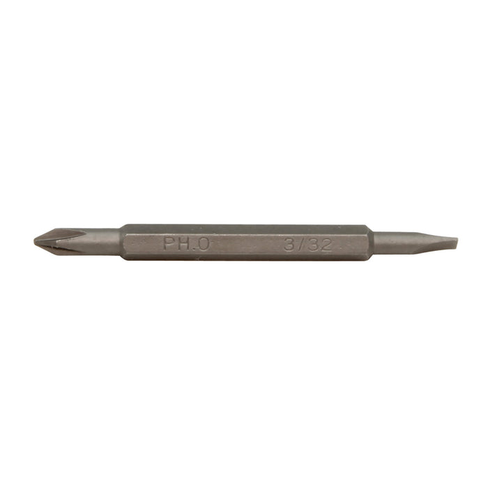 KLEIN TOOLS Bits, 4-in-1 Electronics, PH 0, SLTD 3/32-Inch