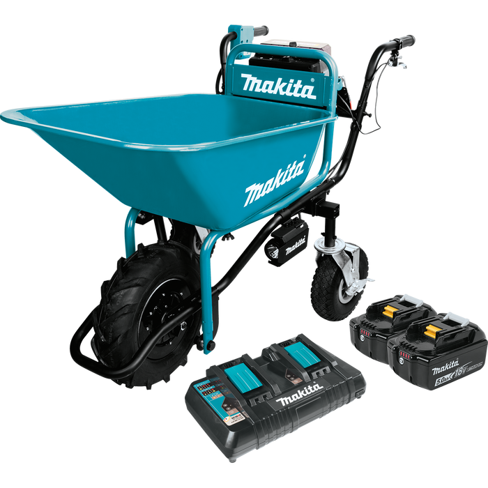 MAKITA 18V X2 LXT® Power‑Assisted Wheelbarrow Kit