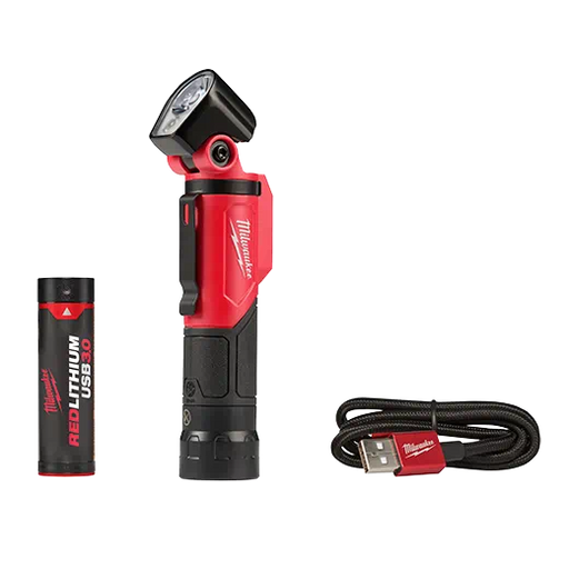 milwaukee 1825 flashlight blueprint Milwaukee REDLITHIUM USB Pivoting Flashlight 2113-21 — The Power Tool Store
