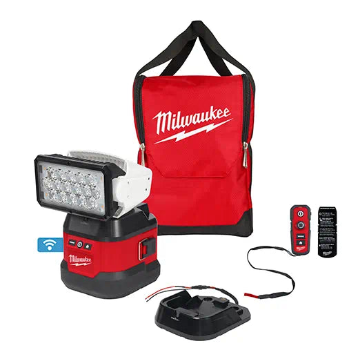 MILWAUKEE M18™ Utility Remote Control Search Light w/ Portable Base (Light Only)