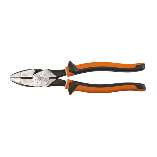 KLEIN TOOLS 9" Insulated New England Nose High Leverage Side Cutting Pliers