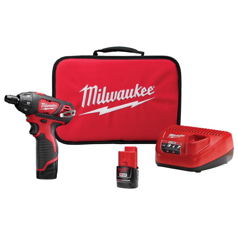 MILWAUKEE M12™ 1/4" Hex Screwdriver Kit