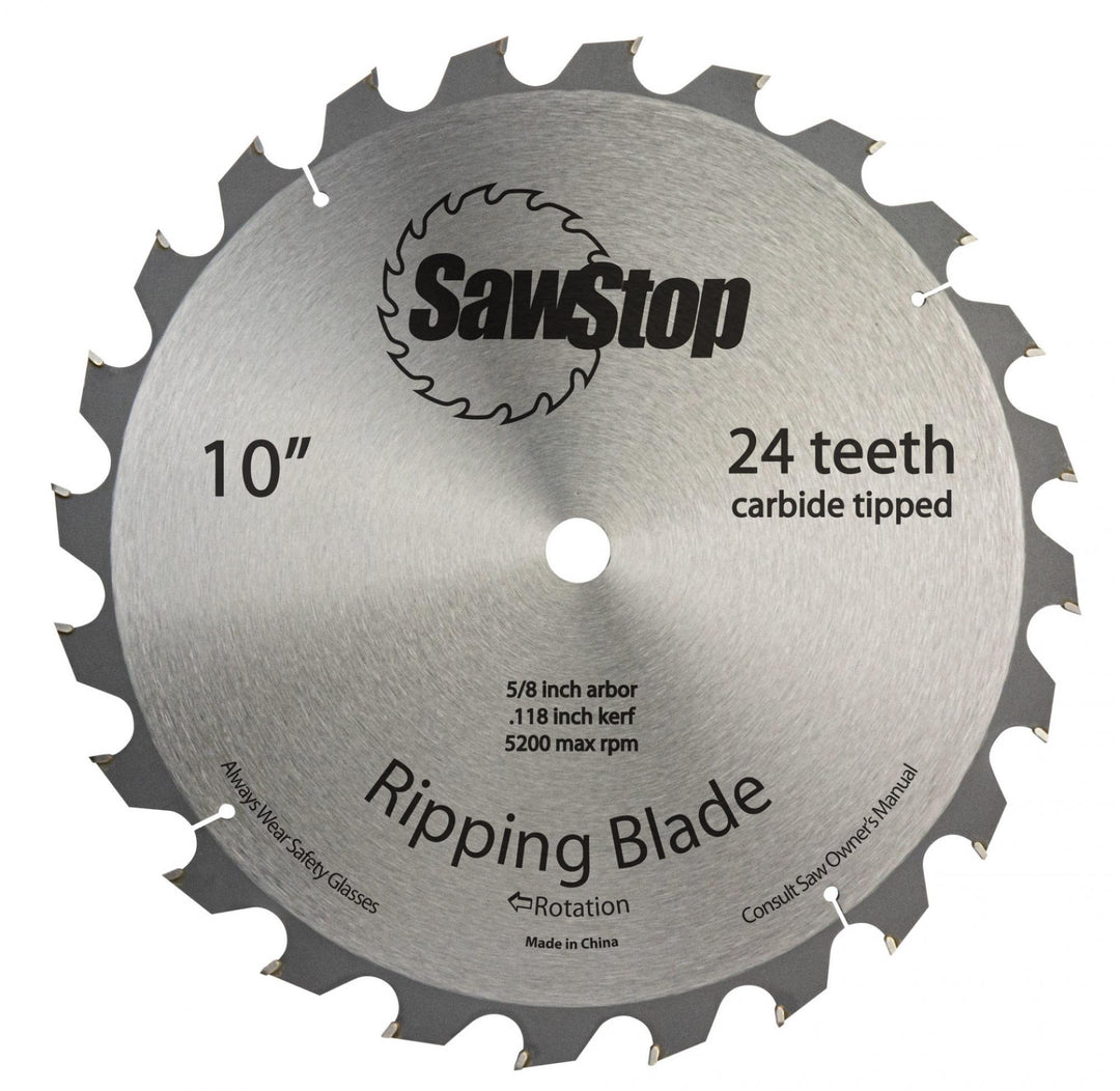 SAWSTOP 10" 24-Tooth Blade