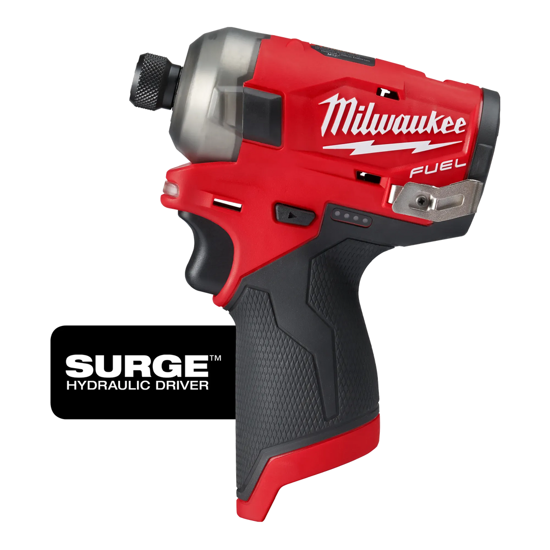 MILWAUKEE M12 FUEL™ SURGE™ 1/4" Hex Hydraulic Driver (Tool Only)
