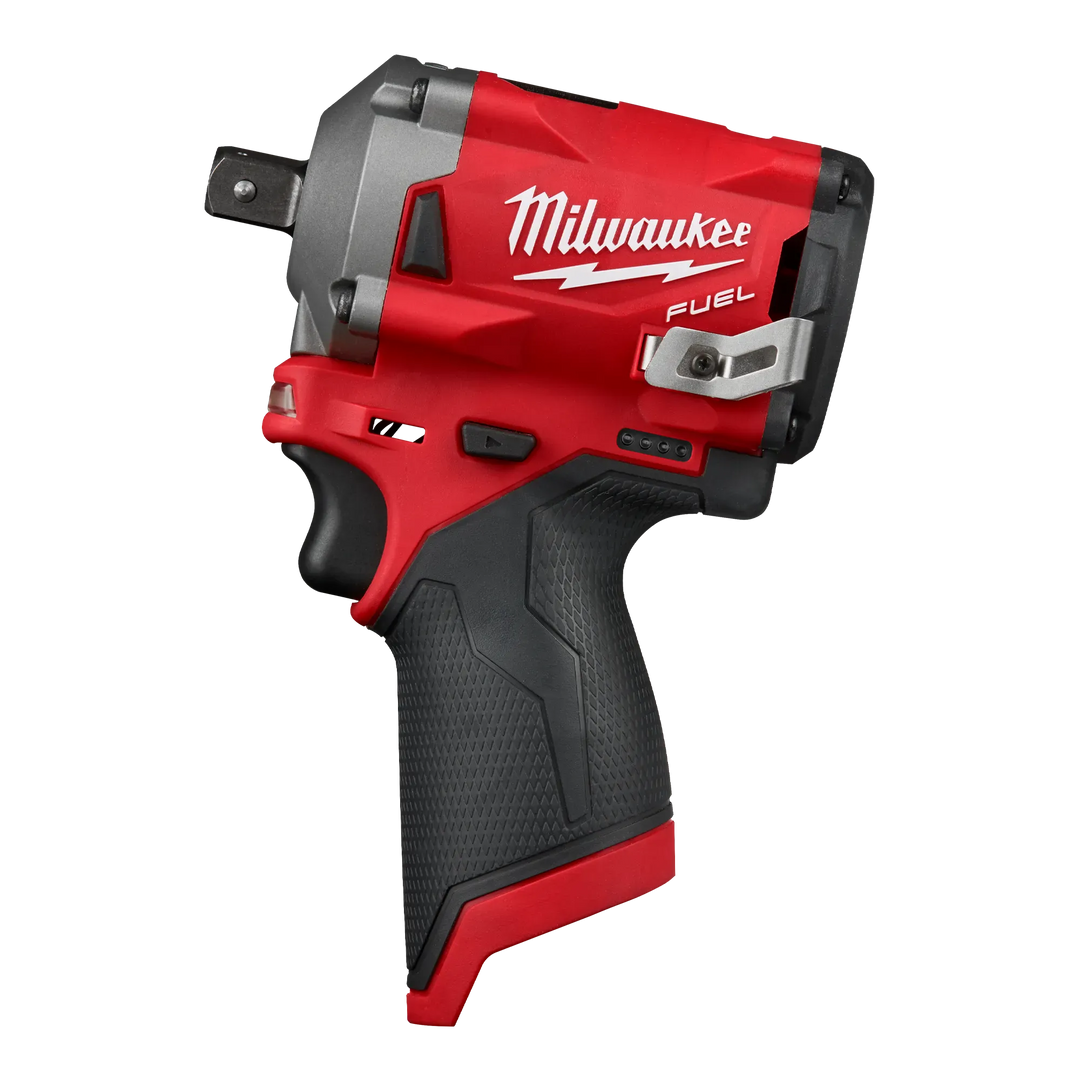 MILWAUKEE M12 FUEL™ 1/2” Stubby Impact Wrench w/ Pin Detent (Tool Only)