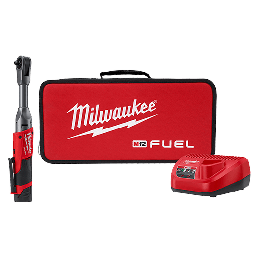 MILWAUKEE M12 FUEL™ 3/8" Extended Reach Ratchet Kit