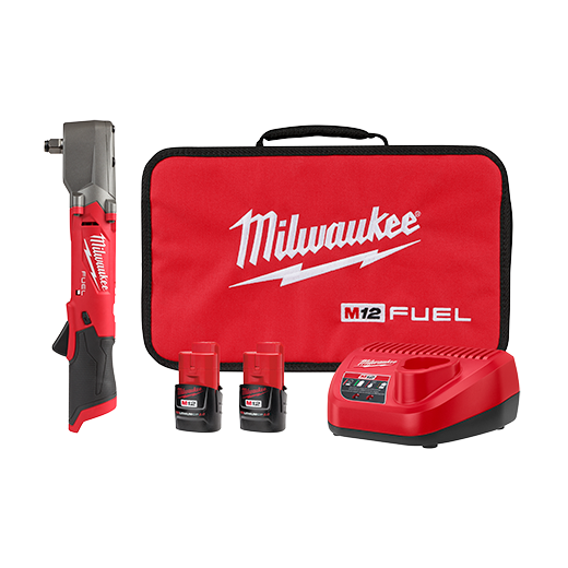 MILWAUKEE M12 FUEL™ 1/2" Right Angle Impact Wrench w/ Friction Ring Kit