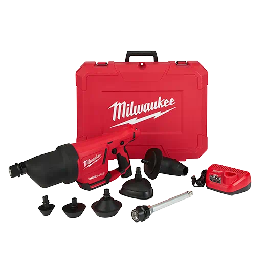 MILWAUKEE M12™ AIRSNAKE™ Drain Cleaning Air Gun Kit