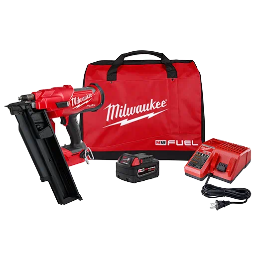 MILWAUKEE M18 FUEL 21 Degree Framing Nailer Kit The Power Tool Store