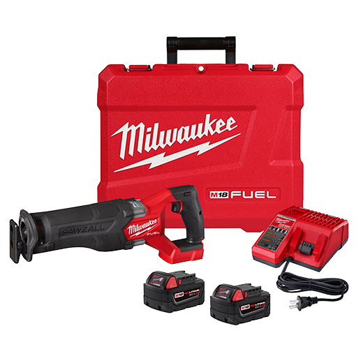 MILWAUKEE M18 FUEL™ SAWZALL® Reciprocating Saw 2 Battery Kit