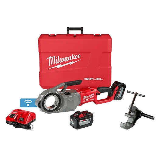 Enhebrador de tuberías MILWAUKEE M18 FUEL™ con kit ONE-KEY™