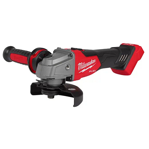 Amoladora con freno MILWAUKEE M18 FUEL™ de 4-1/2" / 5" con interruptor de bloqueo deslizante (solo herramienta)