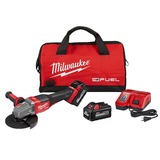 Amoladora con freno MILWAUKEE M18 FUEL™ de 4-1/2” - 6” con kit de interruptor sin bloqueo de paleta