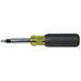 KLEIN TOOLS Multi-Bit Screwdriver / Nut Driver, 10-IN-1, Heavy Duty