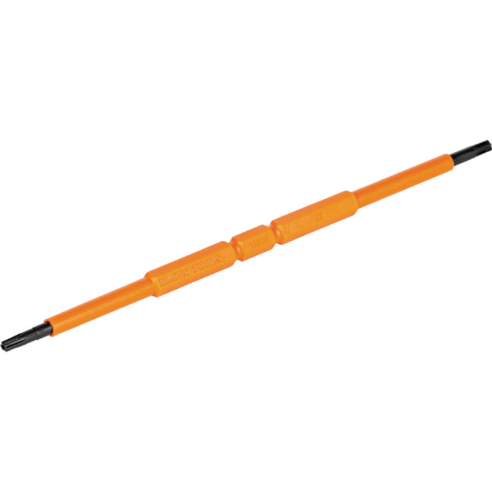 KLEIN TOOLS Screwdriver Blades, Insulated Double-Ended TORXå¨, 2-Pack