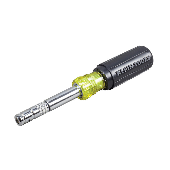 KLEIN TOOLS HVAC Slide Drive Multi-Bit Screwdriver / Nut Driver, 8-IN-1