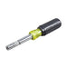 KLEIN TOOLS HVAC Slide Drive Multi-Bit Screwdriver / Nut Driver, 8-IN-1