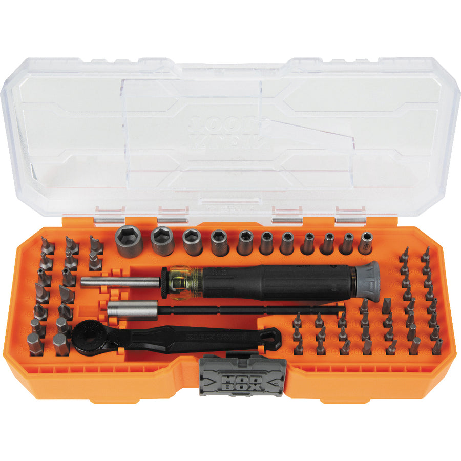 KLEIN TOOLS 64 PC. Precision Ratchet and Driver System