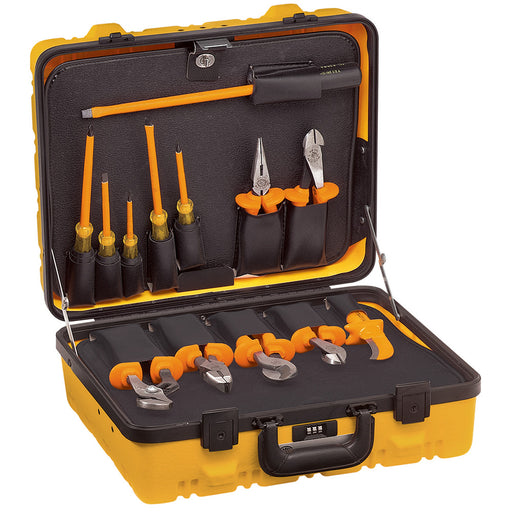 KLEIN TOOLS 13 PC. 1000V Insulated Utility Tool Kit w/ Hard Case