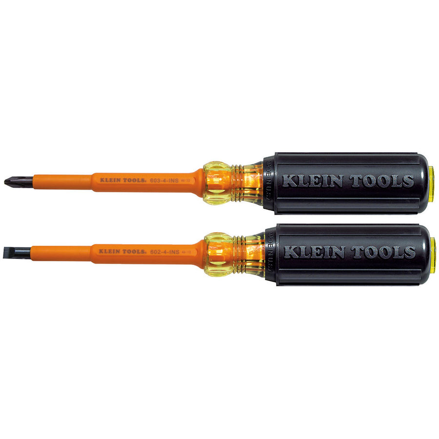 KLEIN TOOLS 2 PC. 1000V Insulated Slotted & Phillips Screwdriver Set