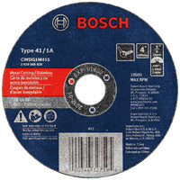BOSCH 4" x .045" 5/8" Arbor Type 1A 46 Grit Metal Cutting Grinding Wheel (25 PACK)