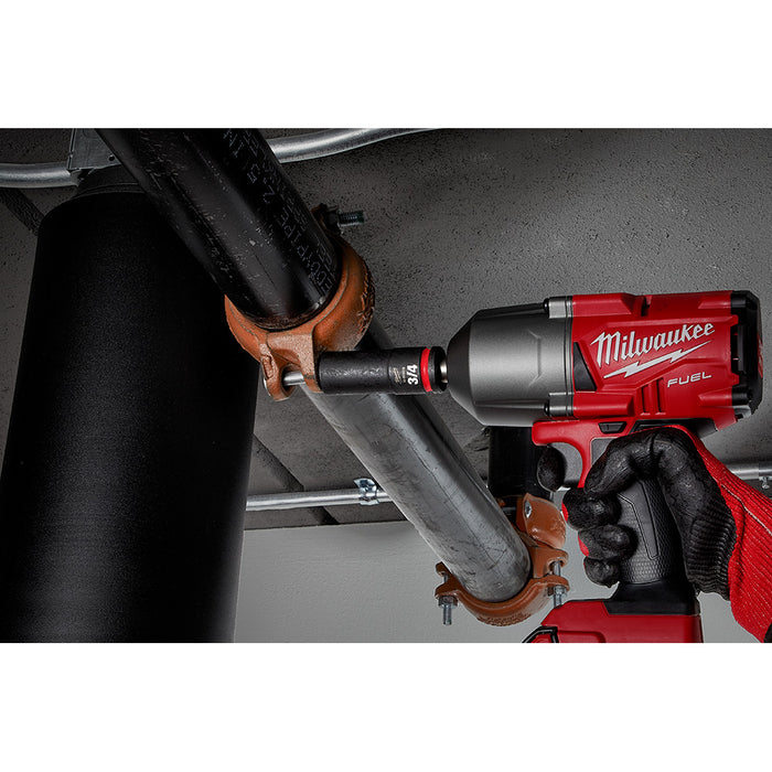 MILWAUKEE SHOCKWAVE Impact Duty 1/2" Drive 3/4" Dado de 6 puntos de profundidad