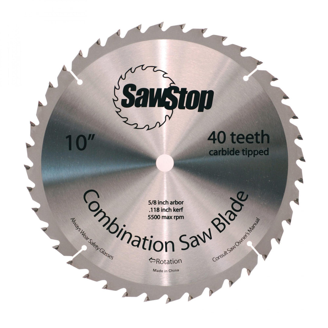 SAWSTOP 10" 40-Tooth Blade