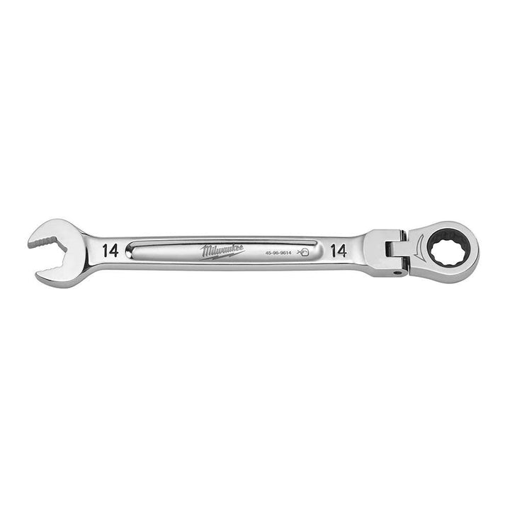 MILWAUKEE Flex Head Ratcheting Combination Wrench - Metric
